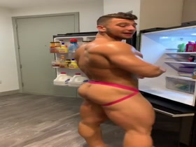 The Beautiful Butt Series - Getting Caught At the Fridge Butt