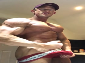 Muscle God Posing - without a poser