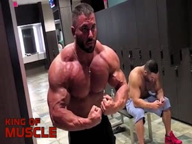 More Huge Pecs Working Out and Flexing