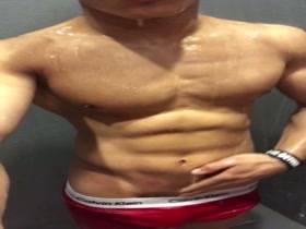 CRB - Suprememojib flexing in the shower