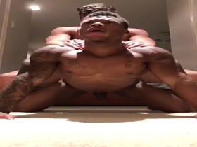 Black and white guy get ready to fuck