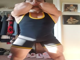 Cocky Skype Guy Flex & Jerkoff