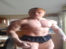 Ripped pale musclegod