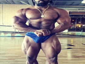 Try not to stare at Jaye's very full briefs