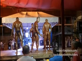 Ass Slap on Stage while Wearing a Thong to Compete