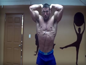 Johnny Doull - Flexing and Posing