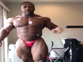 Shawns tight red posers!