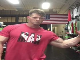 Local muscle man makes a big impression!