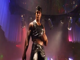 Bodybuilder in Leather
