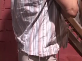 Posing in white Thong!