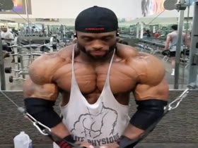 Black Bodybuilder Chest Workout