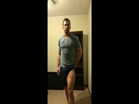 Cocky Muscle Stud Loves To Show Off