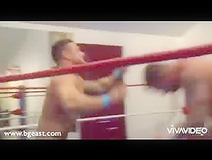 Brad bearhugged (clip)