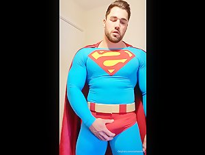 Superman has a huge cock