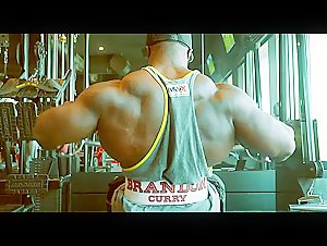 Brandon Curry Working Out