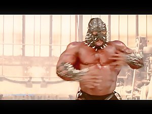 Black Bodybuilder - Kai Greene Posing Routine as the Warrior!!!