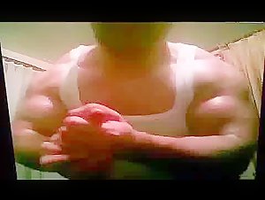 Massive biceps in Undershirt 2