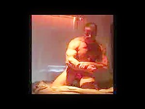 Muscle daddy worshiped