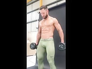 Muscle in Lycra Pants