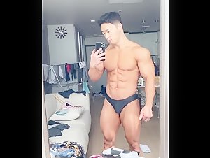 Asian ripped muscle hunk