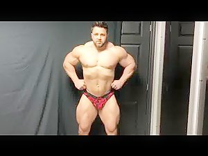 Regan Grimes posing in undies