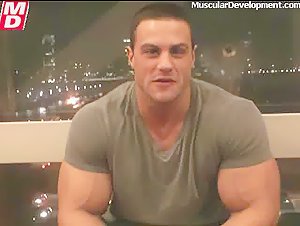 Evan Centopani Interview Posing