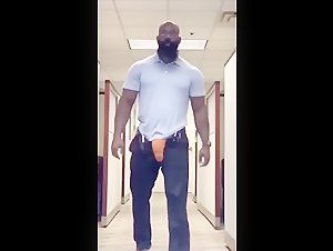 Huge Black Muscle Bulge