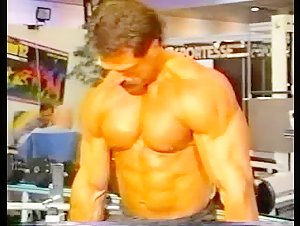 Vintage Work Out, Oil Up, Pose Down