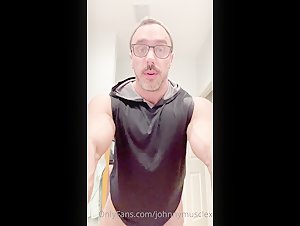 Beefy muscle man