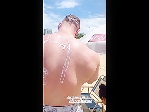 Muscle Bulls at beach