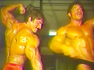 Mike & Ray Gym Posing