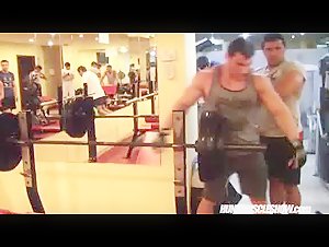 Dan chest workout and muscle worship