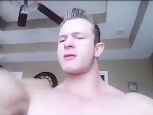 Daniel Carter with a toy