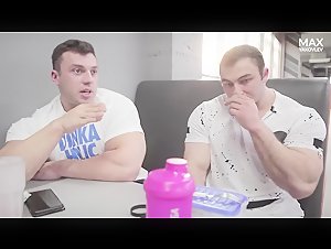 Max Yakovlev and Anton Shal training and talking