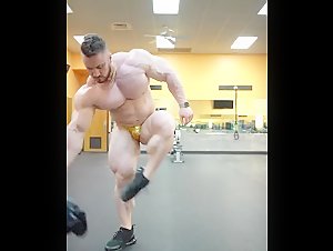 Elliott Dermond drops his shorts