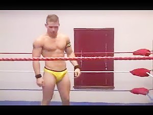 Muscle Hunk Heel destroys Jobber