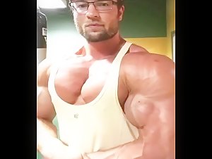 Checking out the muscles