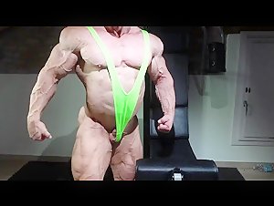 Matti flexes his Godly body