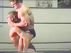 2 Beautiful Muscle Hunks battle it out