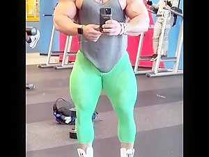 Massive muscled IFBB pro Sam Cunado