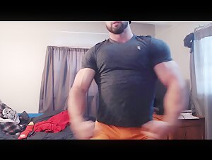 Giant man flex and more!