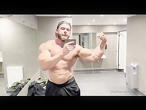 Imagine meeting this beast in the lockers