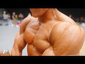 Chest close-up backstage