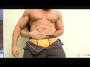 Worshipping his muscular body and can't get enough of it