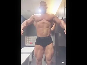 Handsome Bodybuilder, Flexing