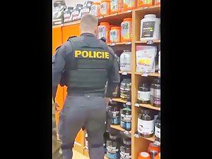 Police Officer Bublebutt