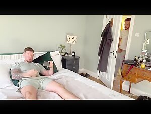 Musky handsome top fucking bare