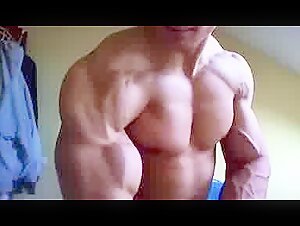 John boy showing off his flawless physique