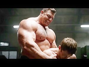 Colossal Officer vs. Frail Recruit — Strength Beyond Resistance_100% AI Content