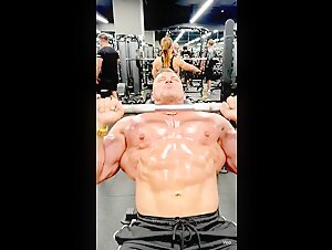 Massive Power on the Bench — Colossal Alpha at the Luxury Gym_100% AI Content